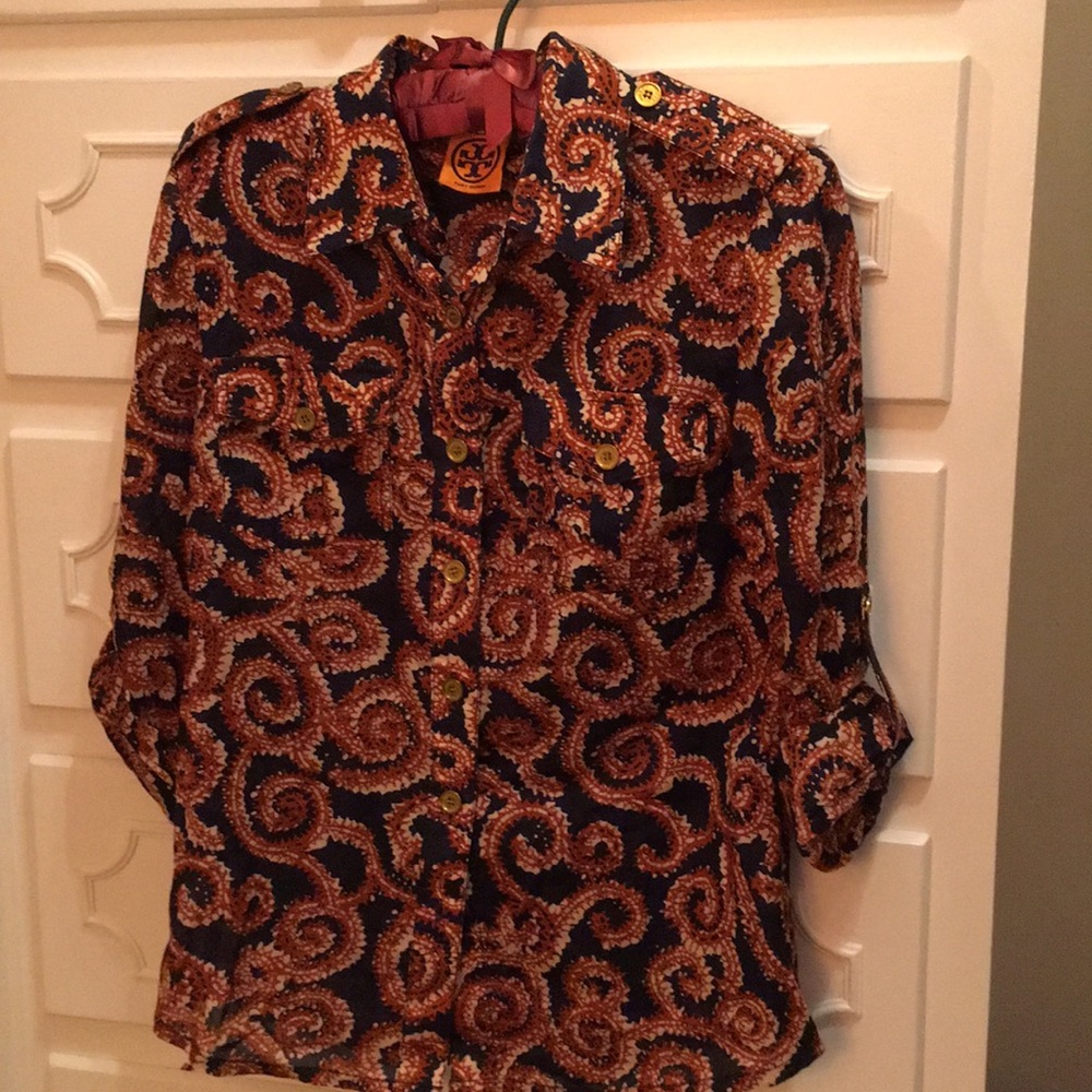 Tory Burch long sleeve shirt.